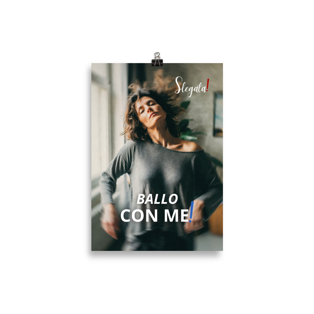 Poster "Ballo con me" (V5) - Ancore SLEGATA! - immagine 2