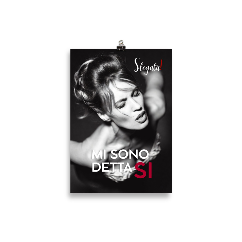 Poster "Mi sono detta Sì" (V4) - Ancore SLEGATA! - immagine 2