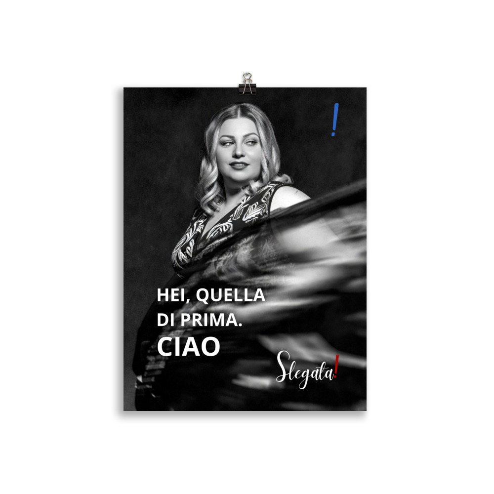 Poster “Hei quella di prima, ciao” (V1) - Ancore SLEGATA! - immagine 3