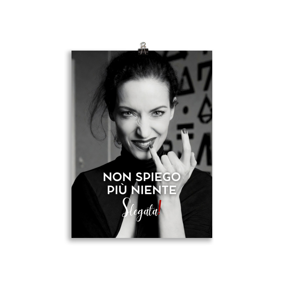 Poster “Non spiego più niente” (V4) - Ancore SLEGATA! - immagine 3