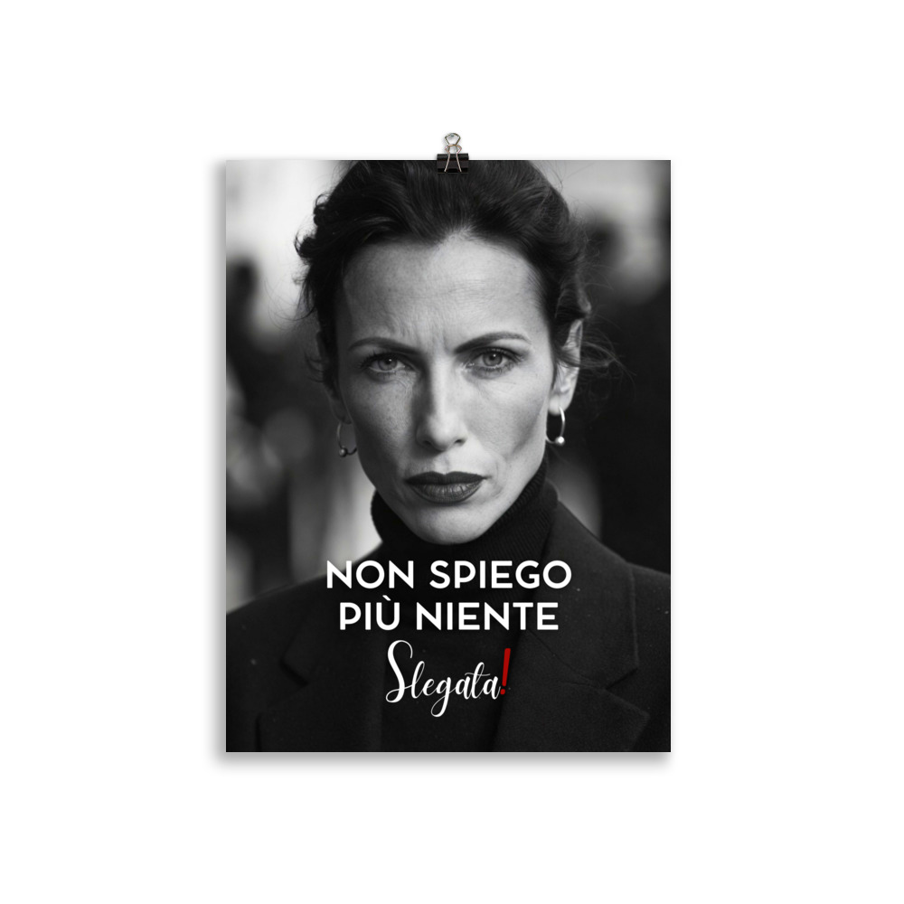 Poster “Non spiego più niente” (V3) - Ancore SLEGATA! - immagine 3