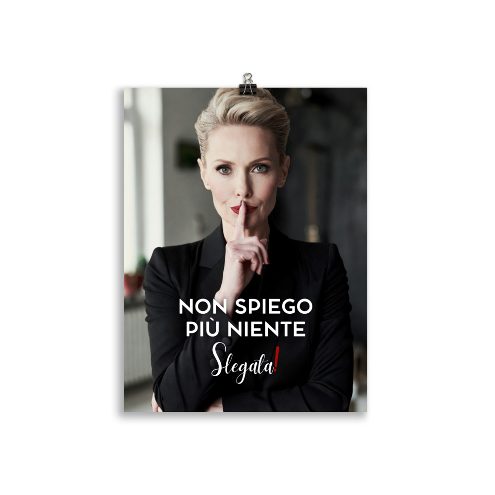 Poster “Non spiego più niente” (V1) - Ancore SLEGATA! - immagine 3