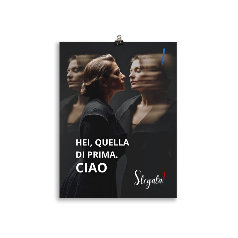 Poster "Hei quella di prima, ciao" (V3) - Ancore SLEGATA! - immagine 3