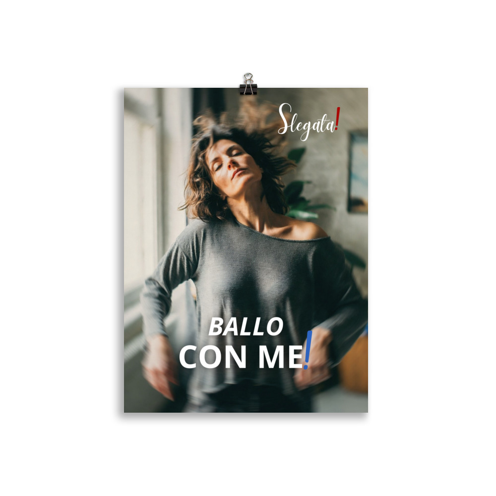 Poster "Ballo con me" (V5) - Ancore SLEGATA! - immagine 3