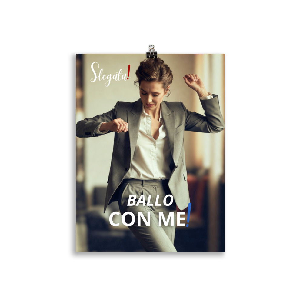 Poster "Ballo con me" (V4) - Ancore SLEGATA! - immagine 3