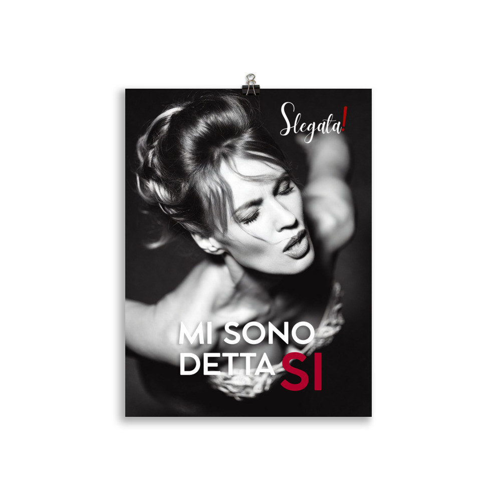 Poster "Mi sono detta Sì" (V4) - Ancore SLEGATA! - immagine 3