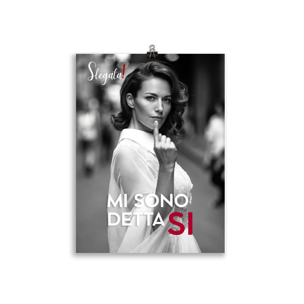 Poster "Mi sono detta Sì" (V3) - Ancore SLEGATA! - immagine 3