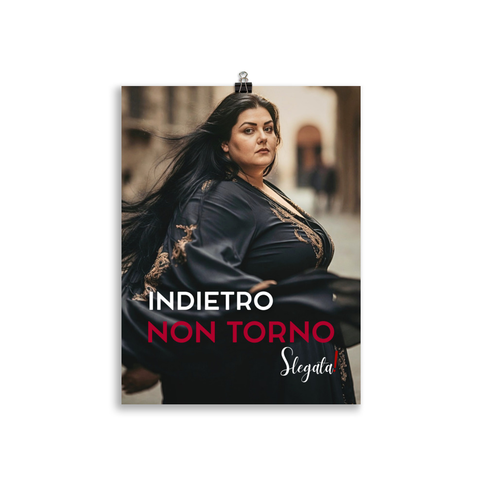 Poster "Indietro non torno" (V1) - Ancore SLEGATA! - immagine 4