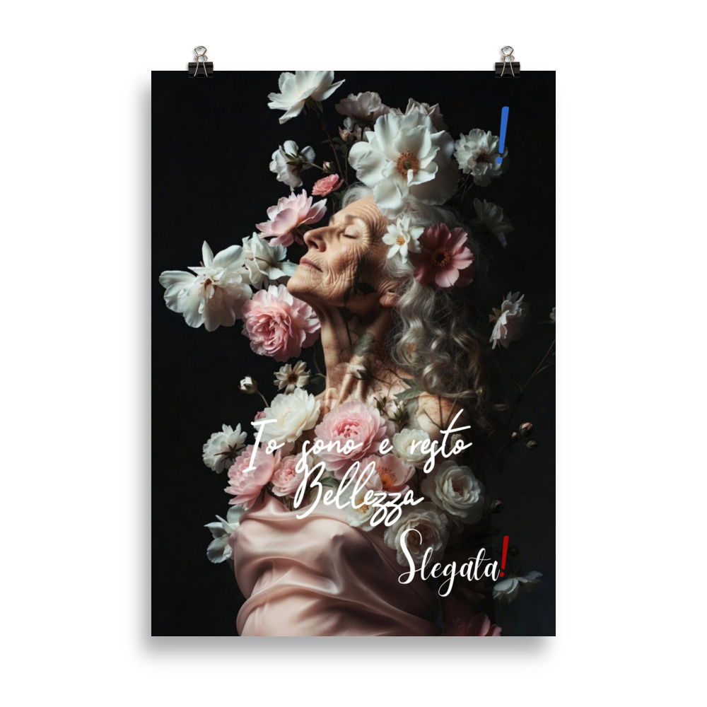 Poster “Io sono e resto Bellezza” (VB) - Ancore SLEGATA!
