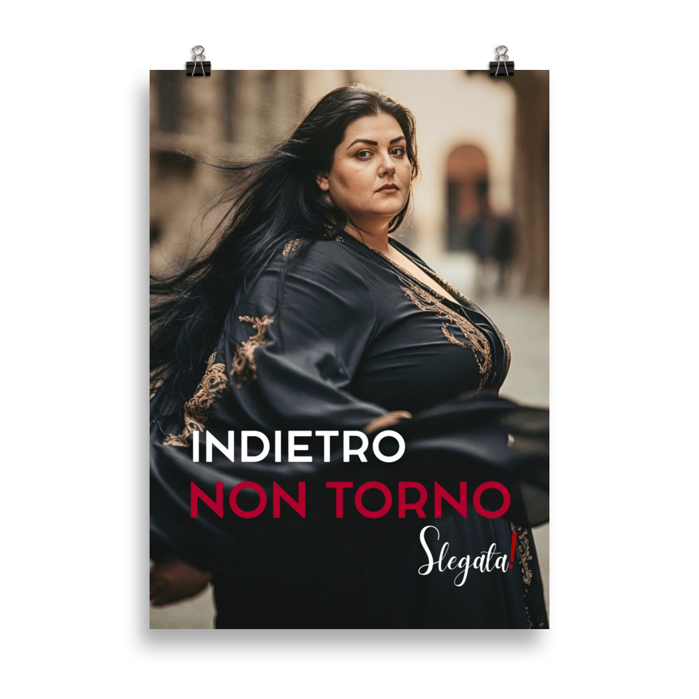 Poster "Indietro non torno" (V1) - Ancore SLEGATA!