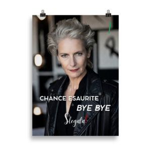 Poster “Chance esaurite. Bye bye.” (V5) - Ancore SLEGATA!