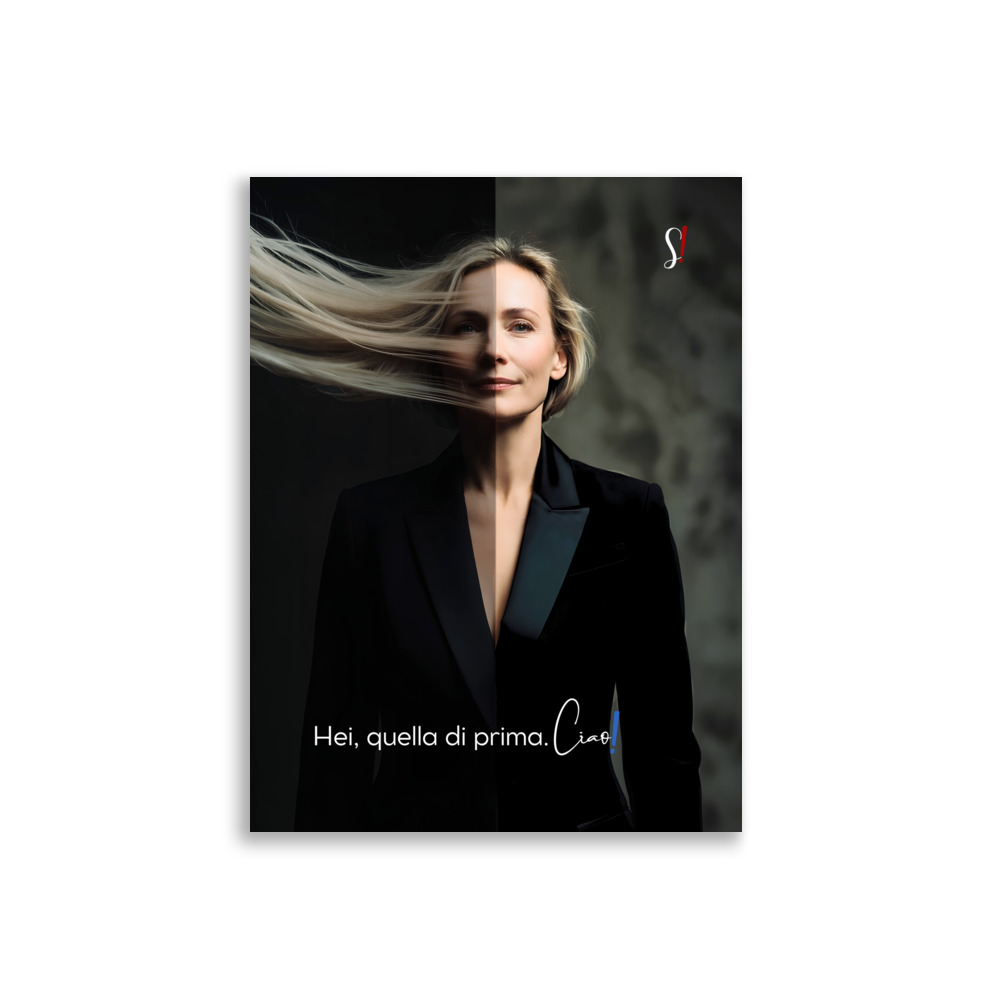 Poster "Hei quella di prima, ciao" (V3) - Ancore Slegata! 3 Poster "Hei quella di prima, ciao" (V3) - Ancore Slegata! - immagine 3