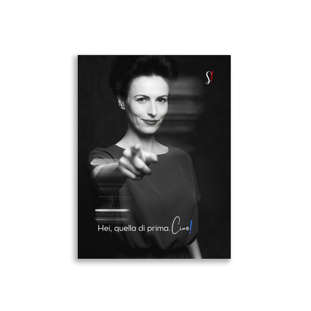 Poster "Hei quella di prima, ciao" (V2) - Ancore Slegata! 3 Poster "Hei quella di prima, ciao" (V2) - Ancore Slegata! - immagine 3