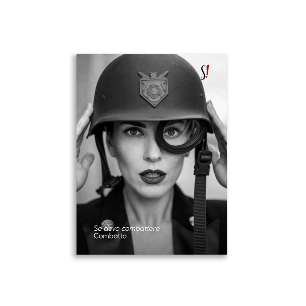 Poster “Se devo combattere combatto “(V2) - Ancore Slegata! 3 Poster “Se devo combattere combatto “(V2) - Ancore Slegata! - immagine 3