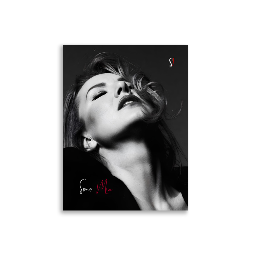 Poster "Sono Mia" V4 (Primo Piano in Bianco e Nero) - Ancore Slegata! 3 Poster "Sono Mia" V4 (Primo Piano in Bianco e Nero) - Ancore Slegata! - immagine 3