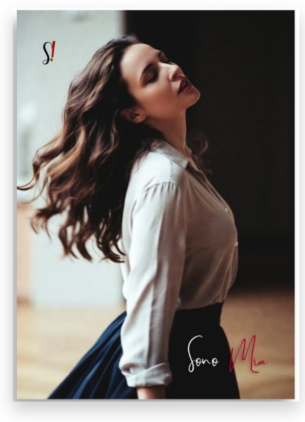 Poster Slegata! con la frase «Sono mia»