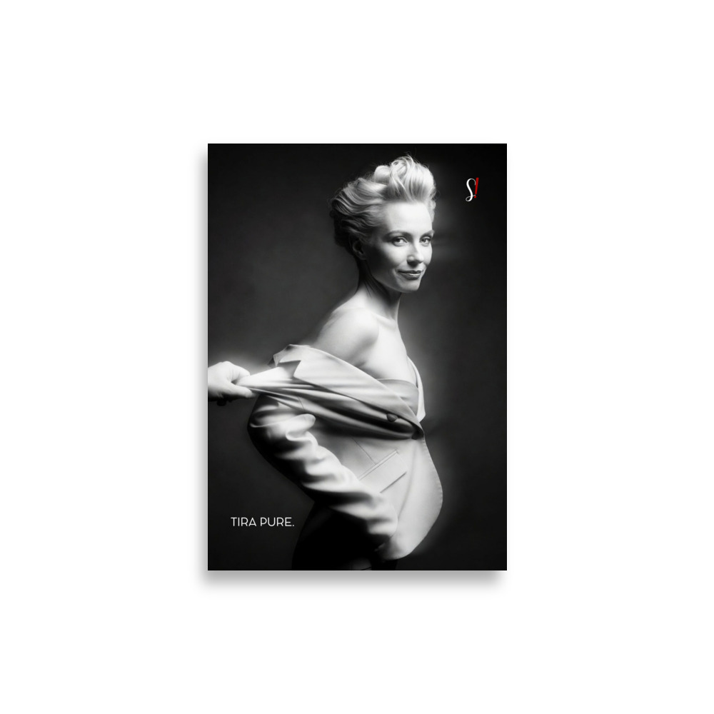 Poster «Tira pure.» · V6 — Giacca bianca 2 Poster «Tira pure.» · V6 — Giacca bianca - immagine 2