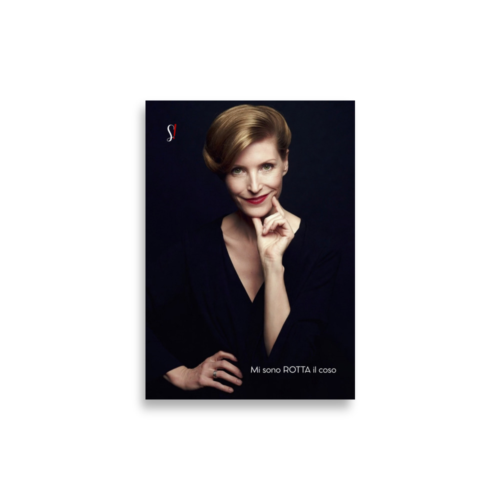Poster «Mi sono rotta il coso» · V4 — Sorriso a colori 2 Poster «Mi sono rotta il coso» · V4 — Sorriso a colori - immagine 2