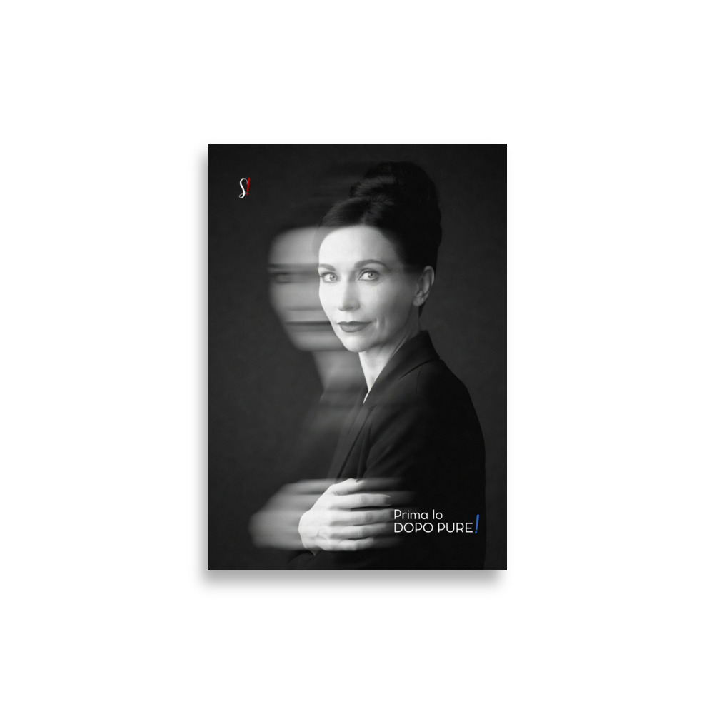 Poster «Prima io. Dopo pure» · V6 — Doppia esposizione 2 Poster «Prima io. Dopo pure» · V6 — Doppia esposizione - immagine 2