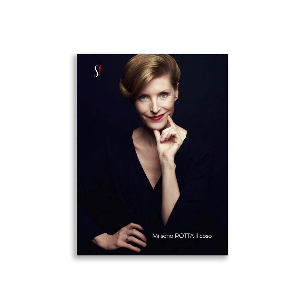 Poster «Mi sono rotta il coso» · V4 — Sorriso a colori 3 Poster «Mi sono rotta il coso» · V4 — Sorriso a colori - immagine 3