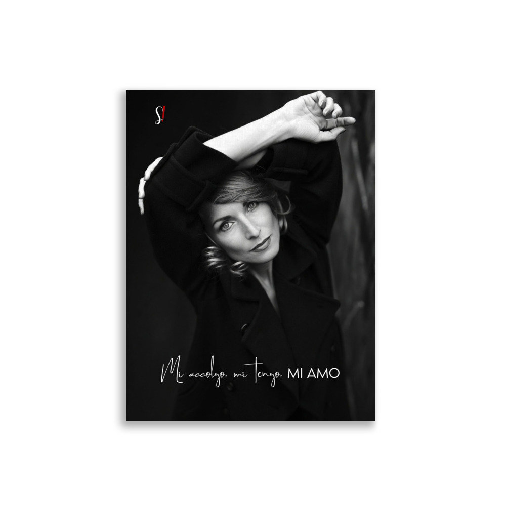 Poster «Mi accolgo. Mi tengo. Mi amo» · V6 — Braccia attorno a sé 3 Poster «Mi accolgo. Mi tengo. Mi amo» · V6 — Braccia attorno a sé - immagine 3