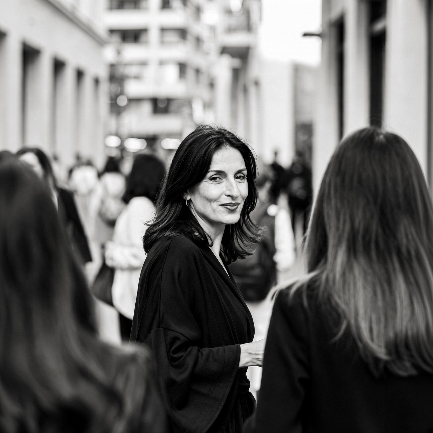 Il Metodo Slegata! 1 Donna che si volta, in mezzo alla gente