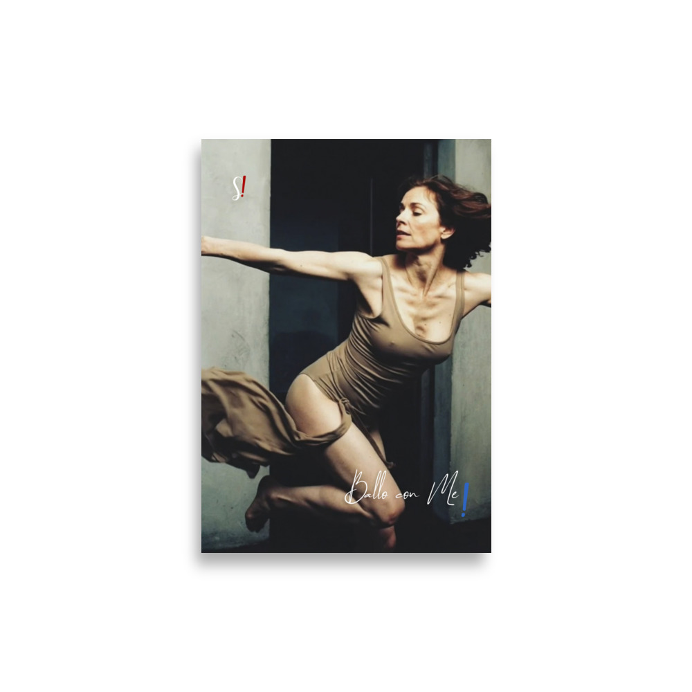 Poster «Ballo con me» · V6 — Slancio a colori 2 Poster «Ballo con me» · V6 — Slancio a colori - immagine 2